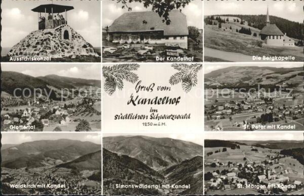 Kandel Waldkirch Breisgau Aussichtskanzel Kandelhof Bergkapelle G