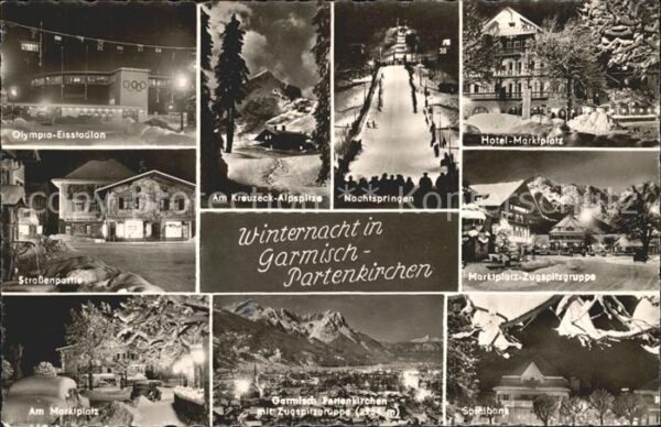 Garmisch-Partenkirchen Olympia Eisstadion Alpspitze Nachtsprin