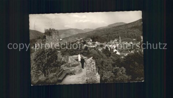 Badenweiler Blick von der Burgruine
