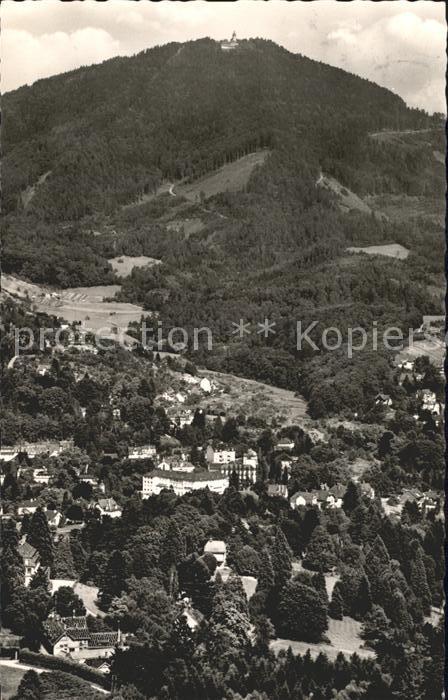 Baden-Baden Blick zum Merkur