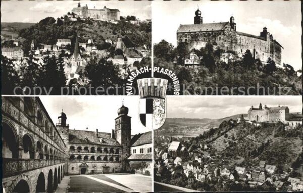 Kulmbach mit Plassenburg Teilansichten