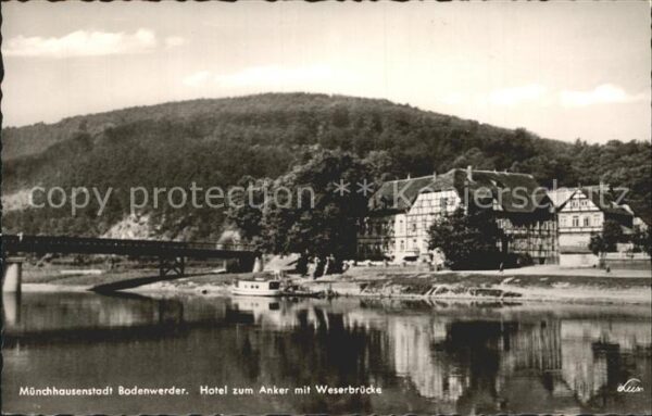 Bodenwerder Hotel zum Anker mit Weserbrücke
