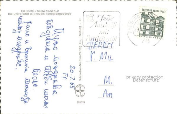 Freiburg Breisgau Universität mit neuem Kollegiengebäude – Bild 2