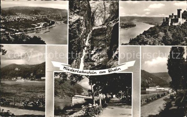 Niederlahnstein Total Wasserfall Burg Rheindampfer