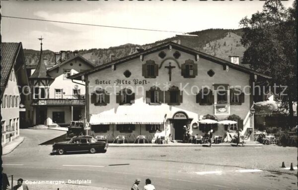 Oberammergau Dorfplatz Hotel Alte Post
