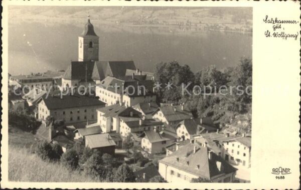 St Wolfgang Wolfgangsee Teilansicht Kirche