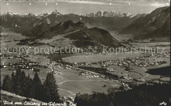 Pfronten Blick vom Edelsberg ins Pfrontner Tal