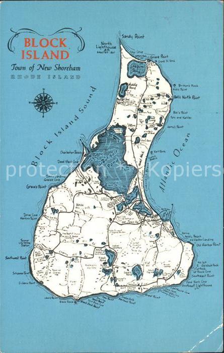 Rhode Island US-State Block Island Town of New Shoreham Insel