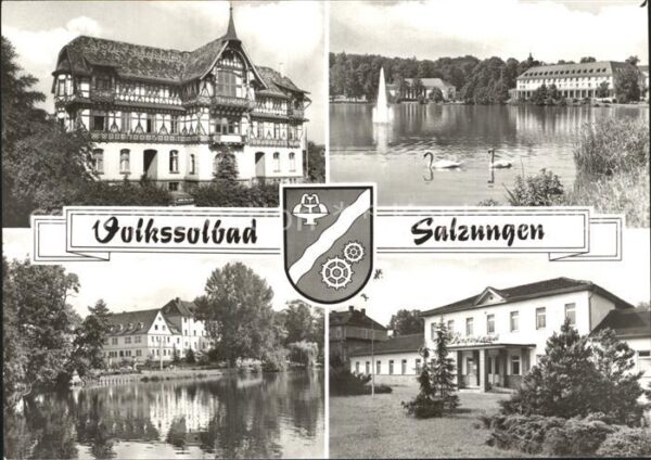 Bad Salzungen Kindersanatorium Kurhaus am Burgsee Huf