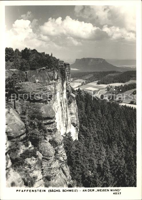 Pfaffenstein Koenigstein Saechsische Sch An der Weissen Wand