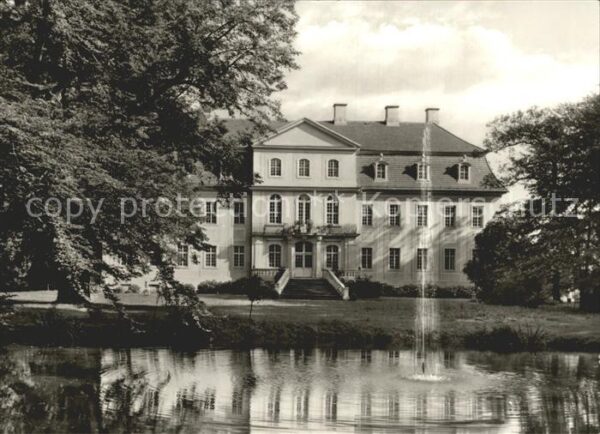 Rammenau Barockschloss Fontäne