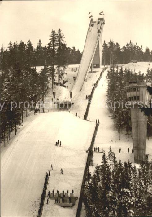 Oberhof Thueringen Schanze am Rennsteig