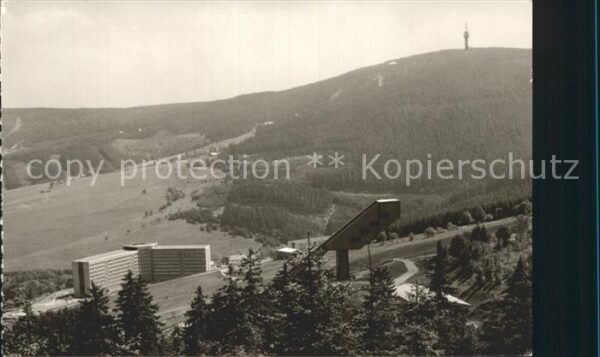 Oberwiesenthal Erzgebirge FDGB Erholungsheim Am Fichtelberg mit G