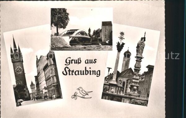 Straubing Kirche Brücke Denkmal
