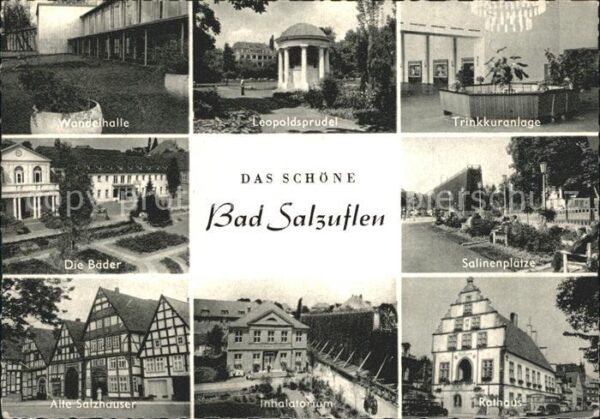 Bad Salzuflen Wandelhalle Leopoldsprudel Trinkkuranla
