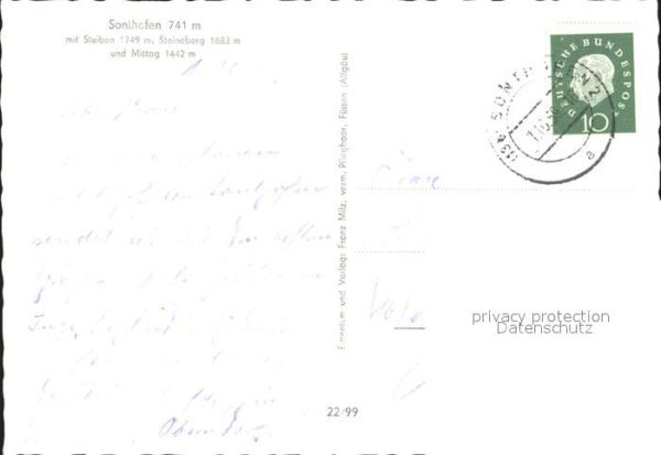 Sonthofen Oberallgaeu mit Stiuben Steineberg und Mittag – Bild 2