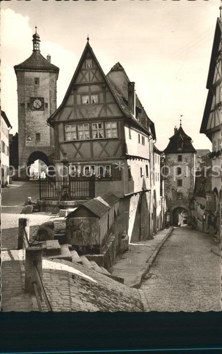 Rothenburg Tauber Plönlein