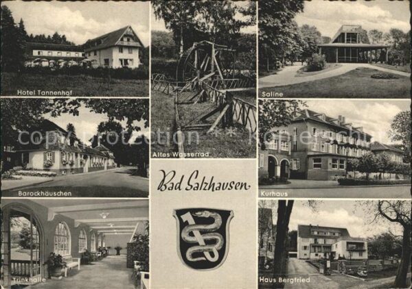 Bad Salzhausen Hotel Tannenhof Altes Wasserrad Saline
