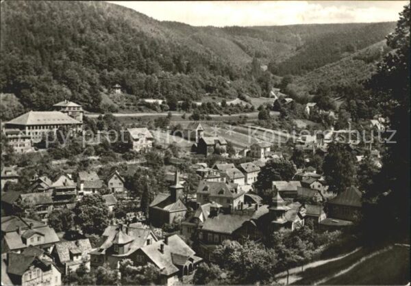Schwarzburg Thueringer Wald Totalansicht