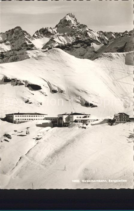 Nebelhornbahn Bergstation Berghotel Höfatsblick