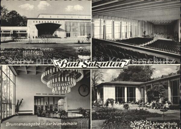 Bad Salzuflen Konzerthalle Inneres  Brunnenausgabe Wa