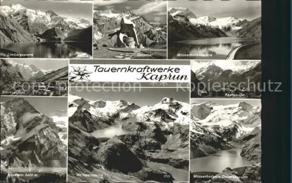 Kaprun Tauernkraftwerke Limburgsperre Denkmal