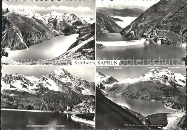 Kaprun Kraftwerk Stausee Wasserfallboden Moose