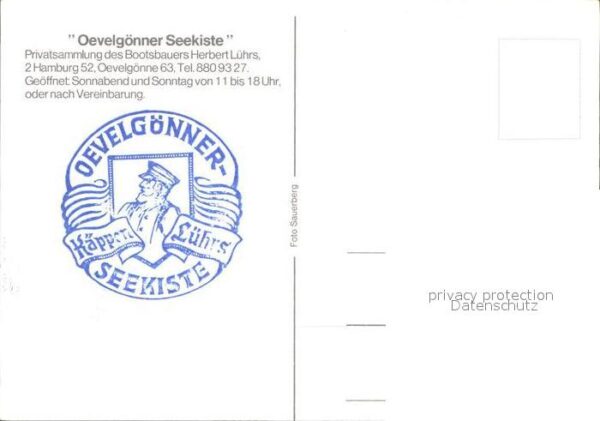 Oevelgoenne Neumuehlen Oevelgönner Seekiste Käppn Lührs – Bild 2