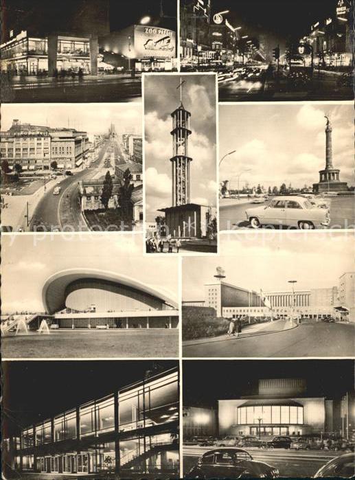 Berlin Teilansichten Kurfürstendamm Siegessäul