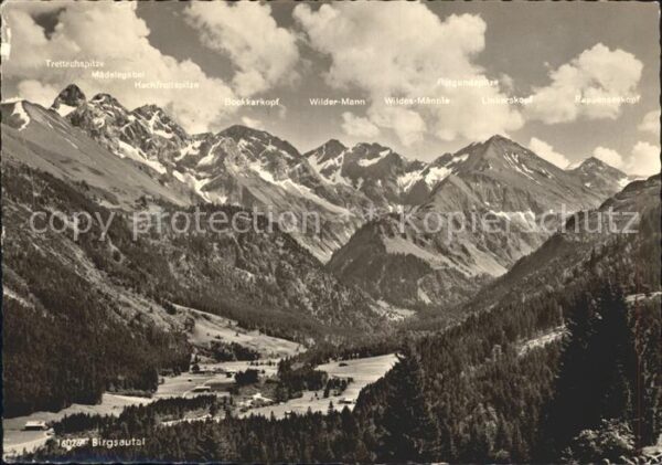 Oberstdorf Birgsautal Alpenpanorama