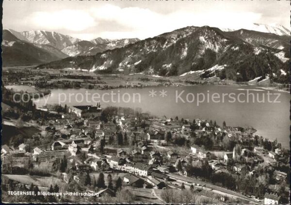 Tegernsee Blauberge und Hirschberg Panorama