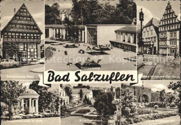 Bad Salzuflen Renaissance Haus Wandelhalle Altes Bürg