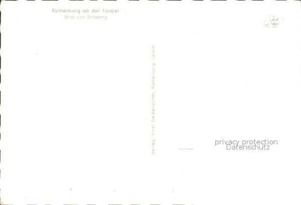 Rothenburg Tauber Blick von Detwang – Bild 2