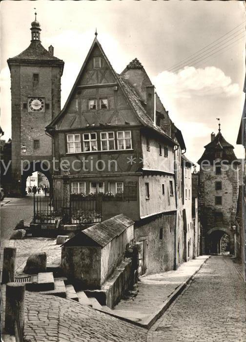 Rothenburg Tauber Plönlein
