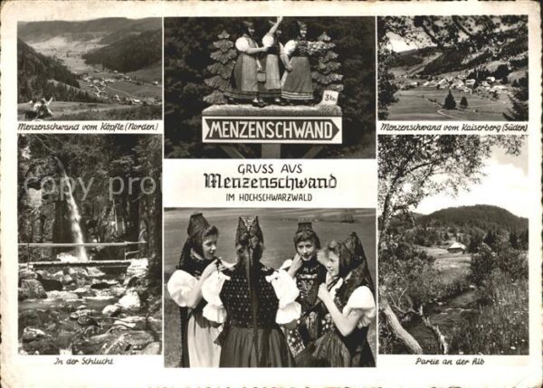 Menzenschwand Blick vom Köpfle und vom Kaiserberg Weg