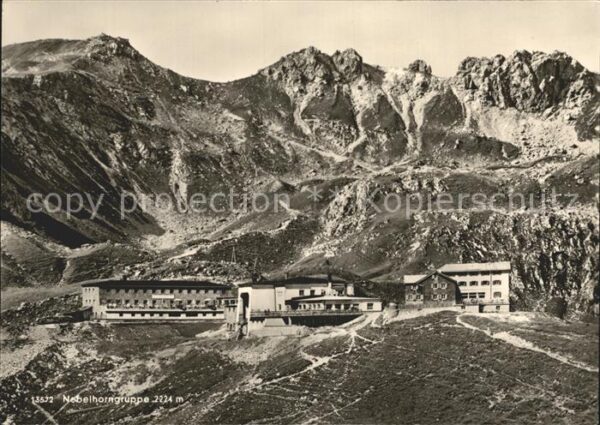 Oberstdorf Nebelhorngruppe mit Berghotel Höfatsbli