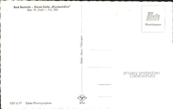 Bad Bertrich Hotel Cafe Marienhöhe Terrasse – Bild 2