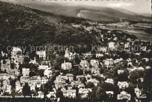 Bad Harzburg Blick vom Burgberg