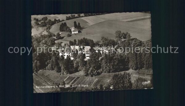 Reichersbeuern Schloss Sigriz Fliegeraufnahme