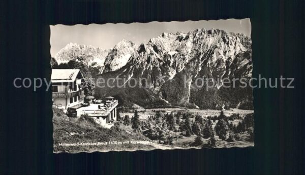 Mittenwald Karwendel Tirol Kranzberghaus