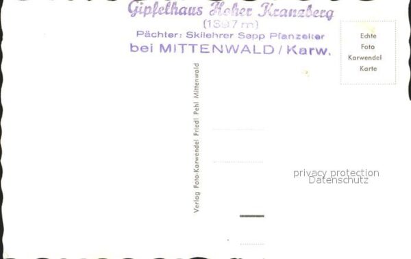 Mittenwald Karwendel Tirol Kranzberghaus – Bild 2