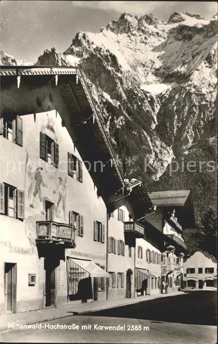 Mittenwald Karwendel Tirol Hochstrasse