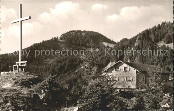 Pfronten Kappeler Alm mit Edelsberg Gipfelkreuz
