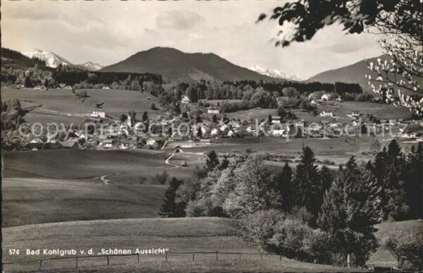 Bad Kohlgrub Blick von der Schönen Aussicht