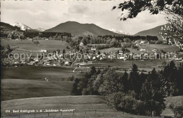 Bad Kohlgrub Panorama von der Schönen Aussicht