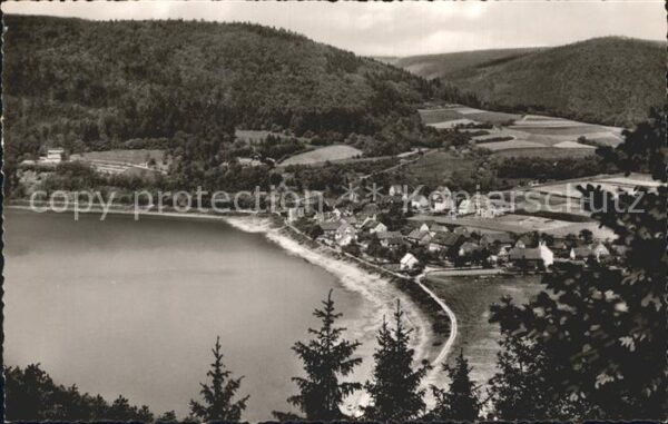 Herzhausen Edersee Totalansicht