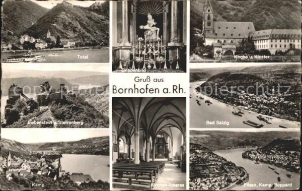 Bornhofen Kamp Total Gnadenbild Kirche Kloster Burg Li