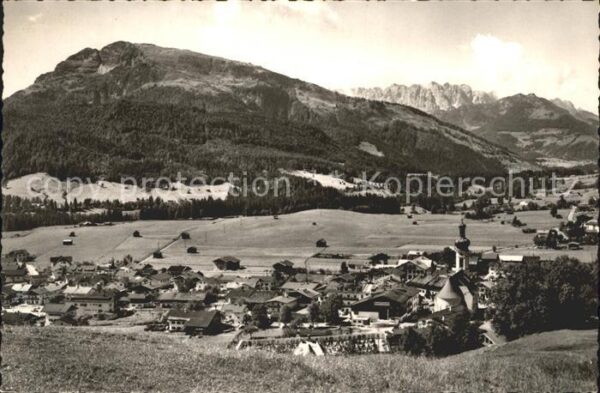 Reit Winkl mit Unterberg und Wilder Kaiser