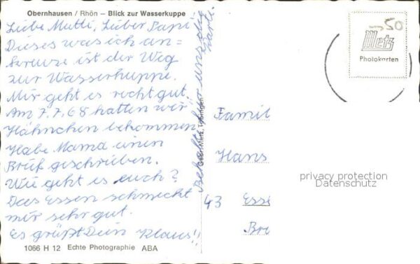 Obernhausen Blick zur Wasserkuppe – Bild 2