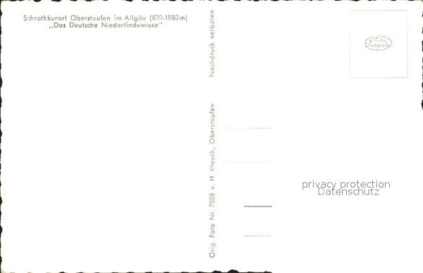 Oberstaufen Deutsche Niederlindewiese – Bild 2